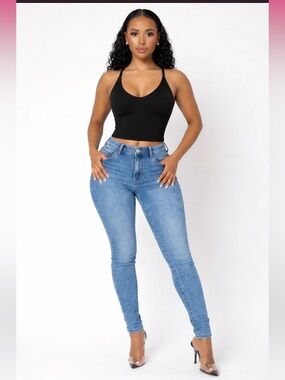 Little Black Crop Top